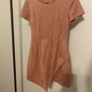 Suede dress